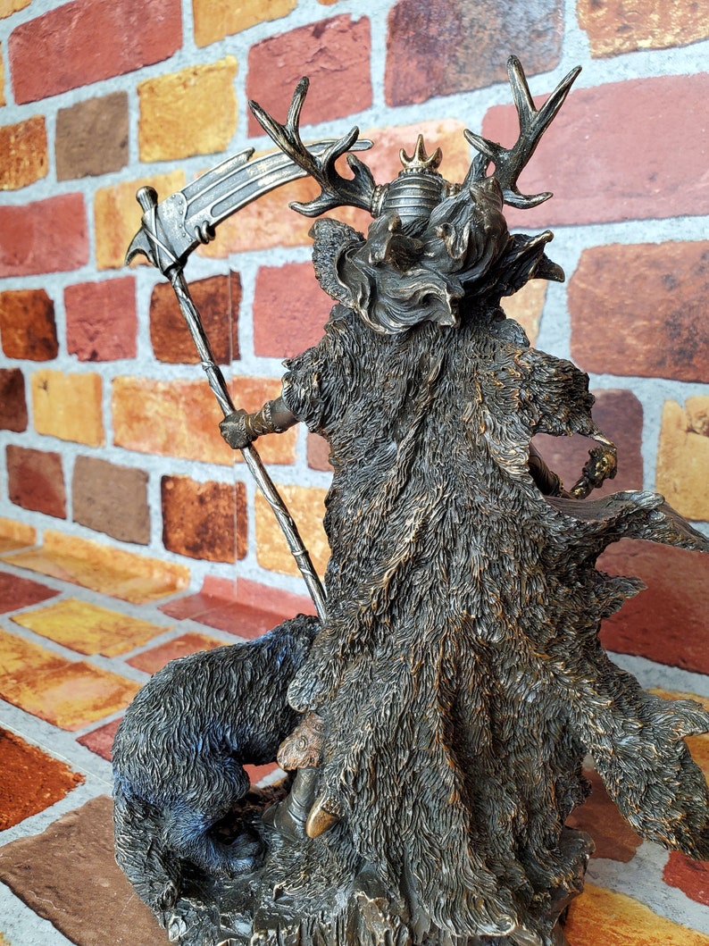 Vintage Hel Statue Norse Goddess of the Underworld & the Etsy