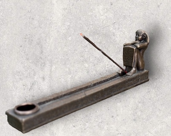 Vintage Horus Incense Holder - Incense Burner - Votive Incense Carrier - Stick Incense Cone Incense