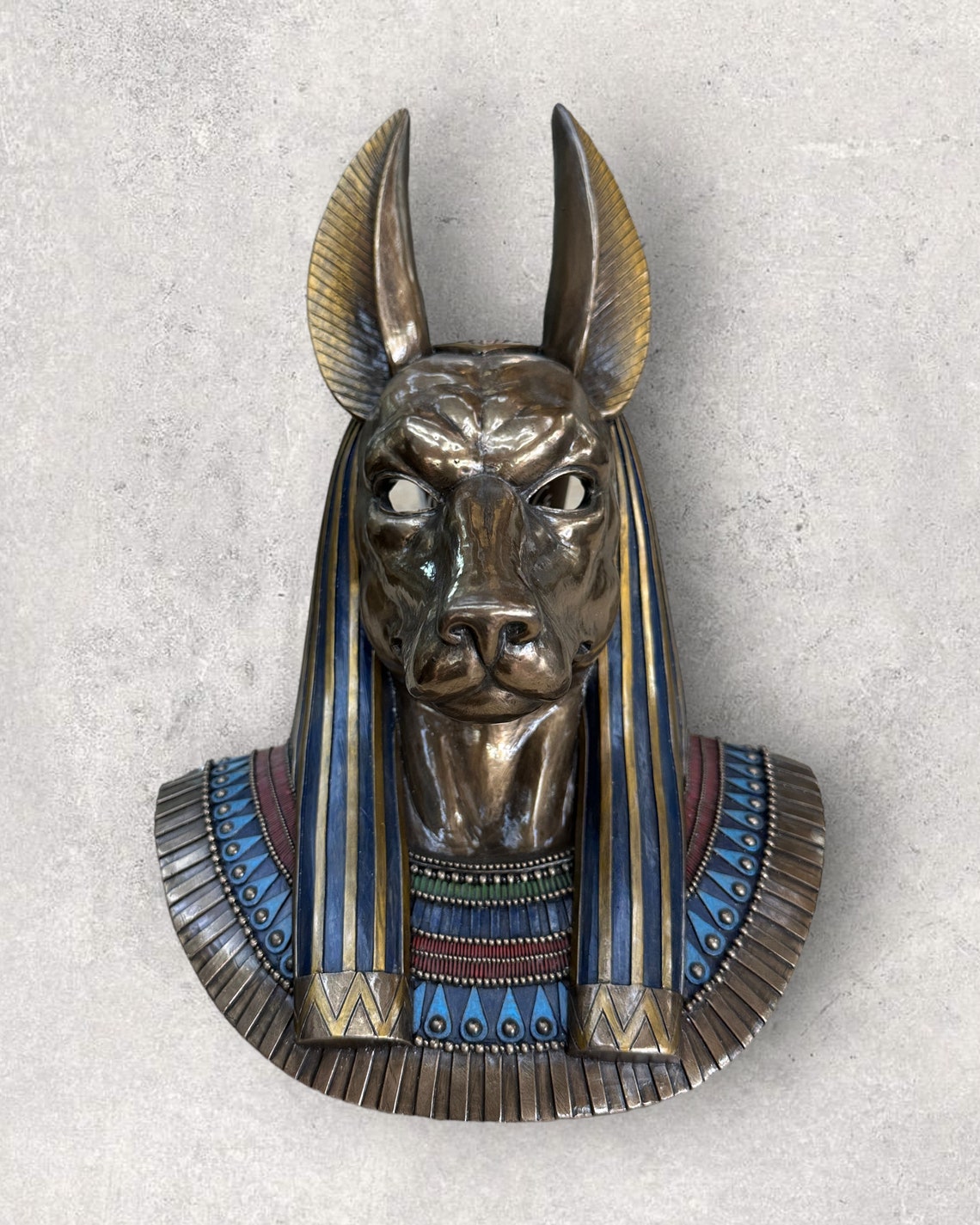 Vintage Anubis Mask Wall Plaque - Etsy