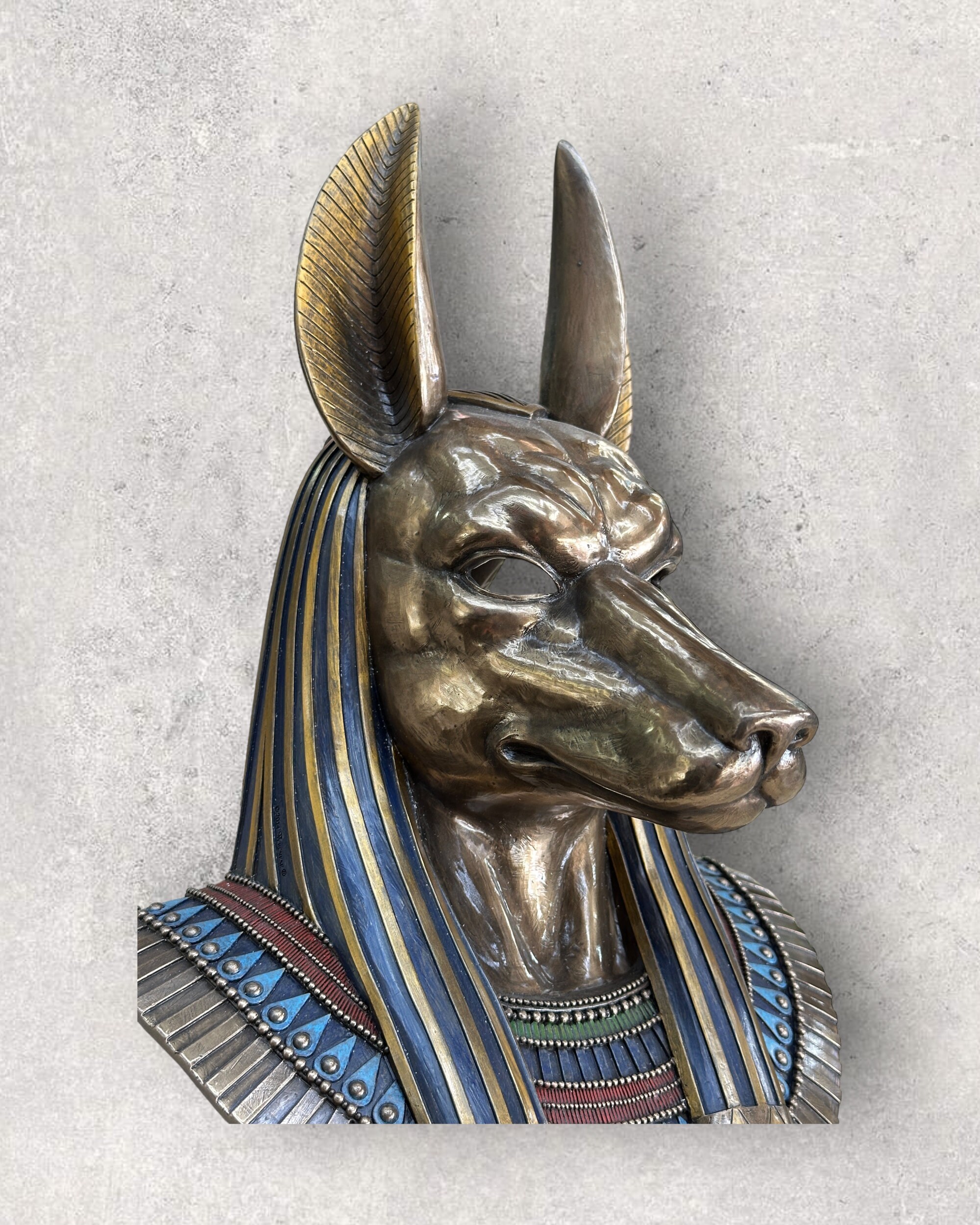 Vintage Anubis Mask Wall Plaque - Etsy
