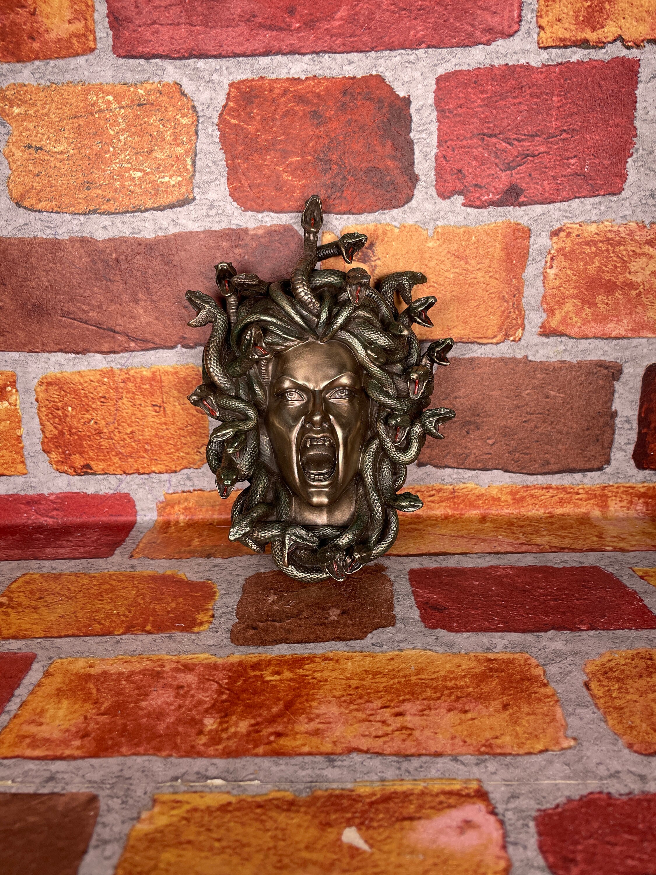 Vintage Medusa Wall Plaque Greek Medusa Wall Art Etsy