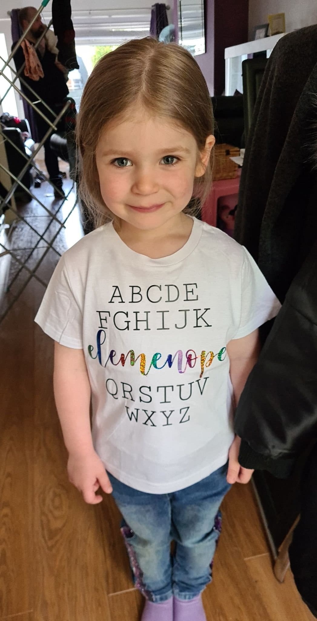 Alphabet Tshirt Elemenopee Etsy