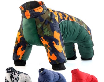 waterproof dog snowsuit