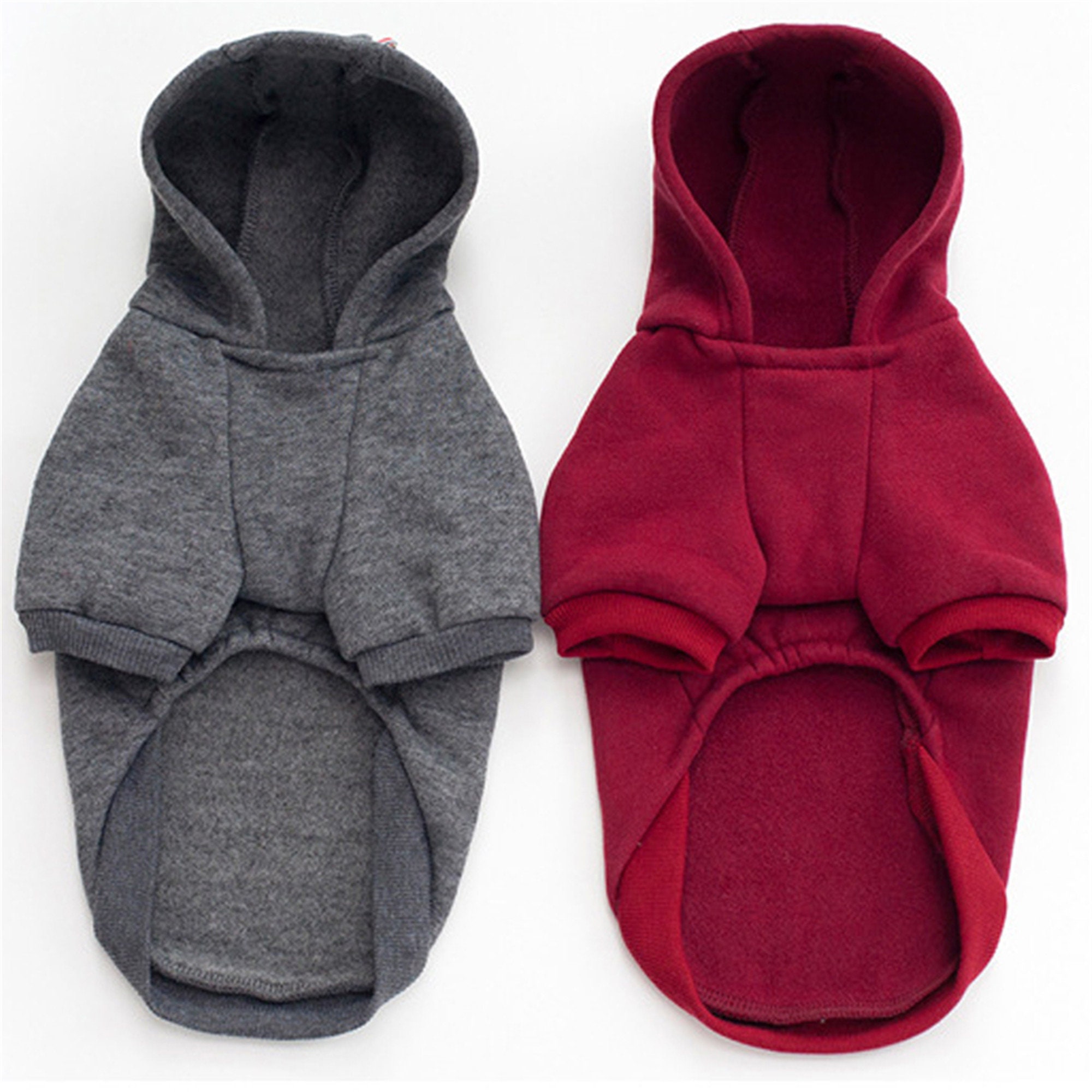 Winter Warm Pet Dog Hooded Coat Jacket Soft Cotton Dog Clothes Etsy