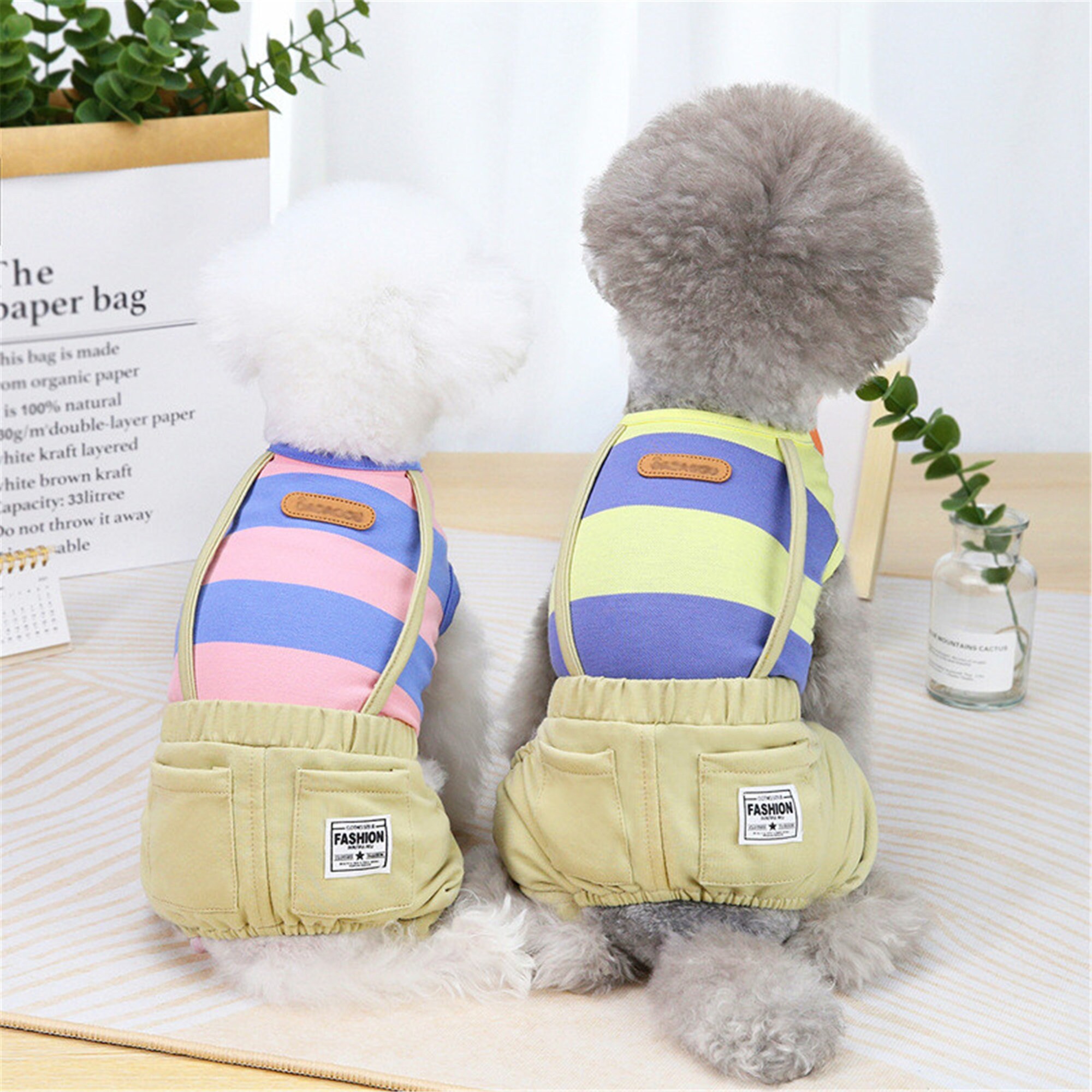 Gestreifte große Hose Haustier Kleidung für Frühling Hund Etsy
