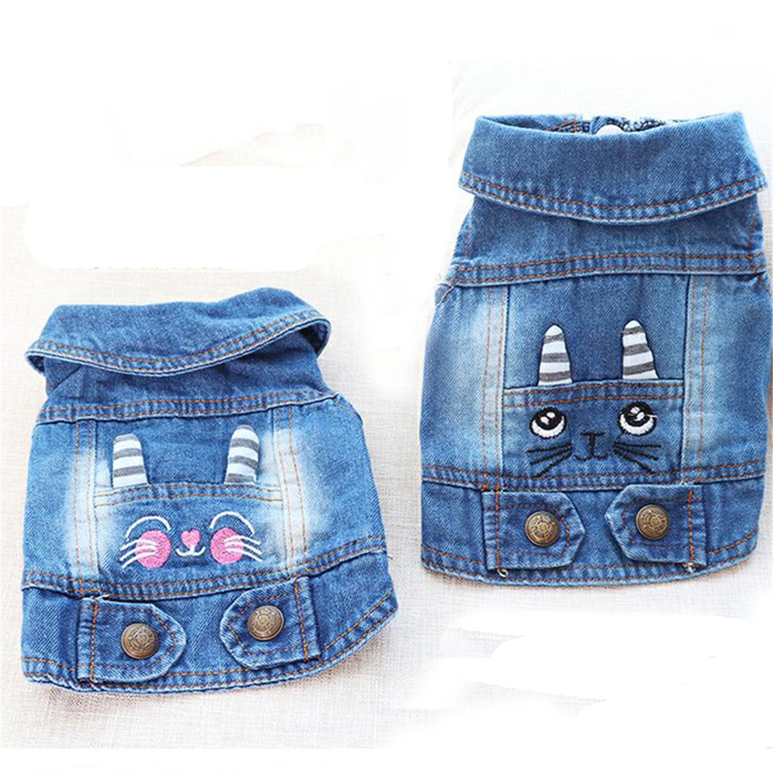 Fashion Pet Dog Denim Coat Jacket for Small Dogs Summer Jean Etsy