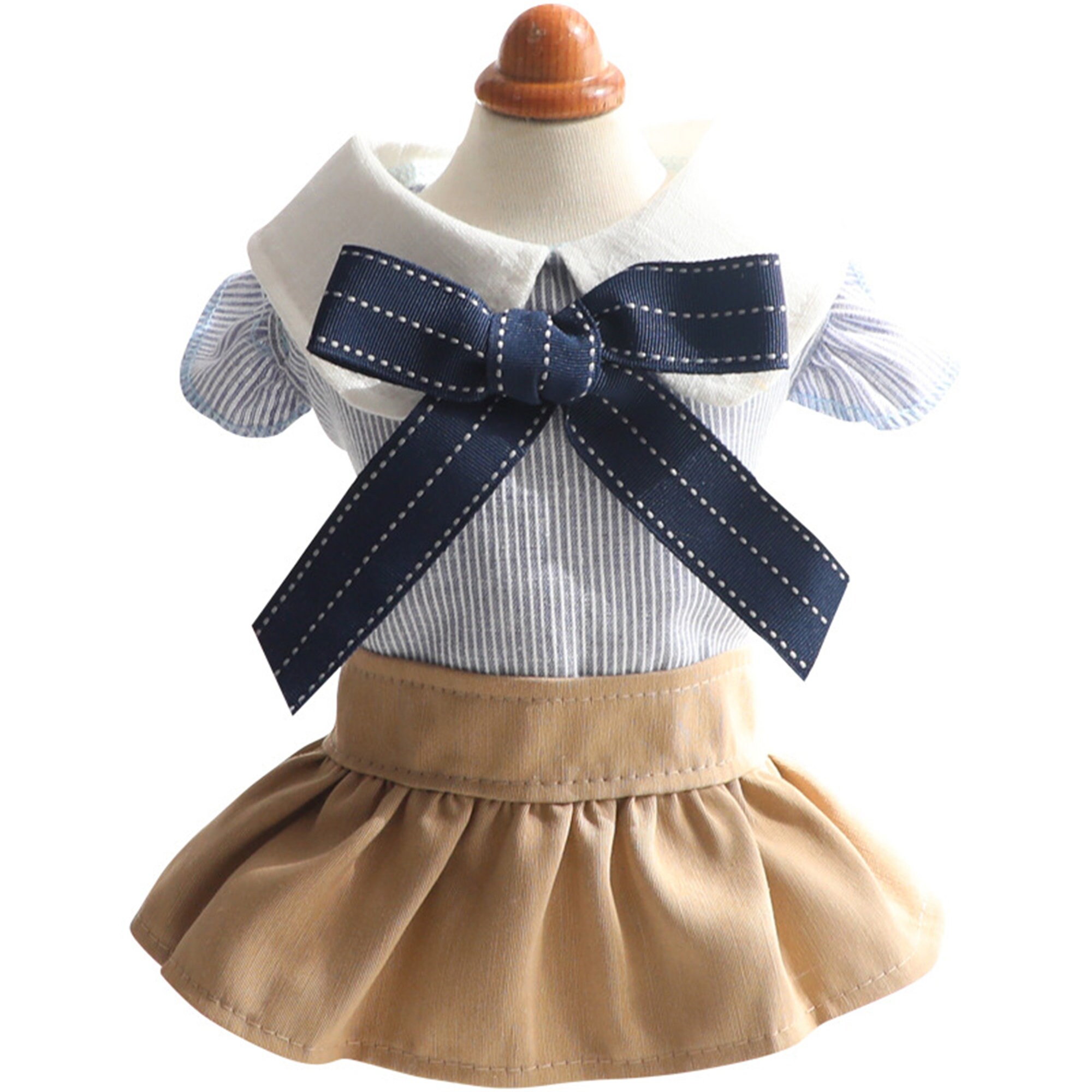 Khaki Skirt Fashion Dog Clothes For Small Cat Puppy Animal Big Etsy