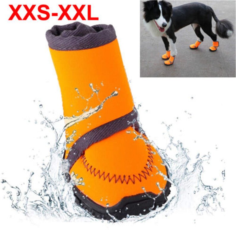 Pet Dog Winter Warm Snow Booties Waterproof AntiSlip Etsy