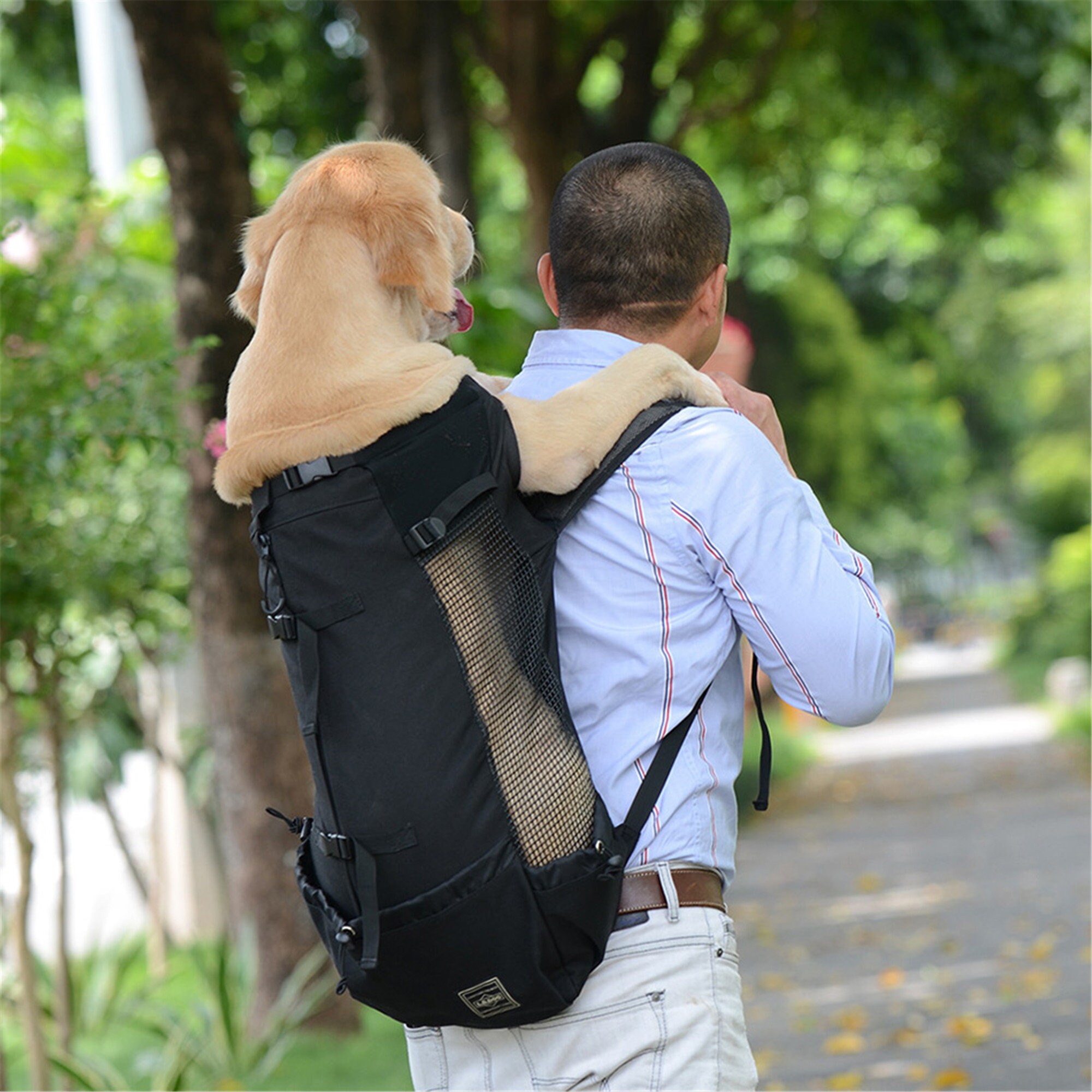 Breathable Pet Dog Carrier Bag for Large Dogs Golden Retriever Etsy