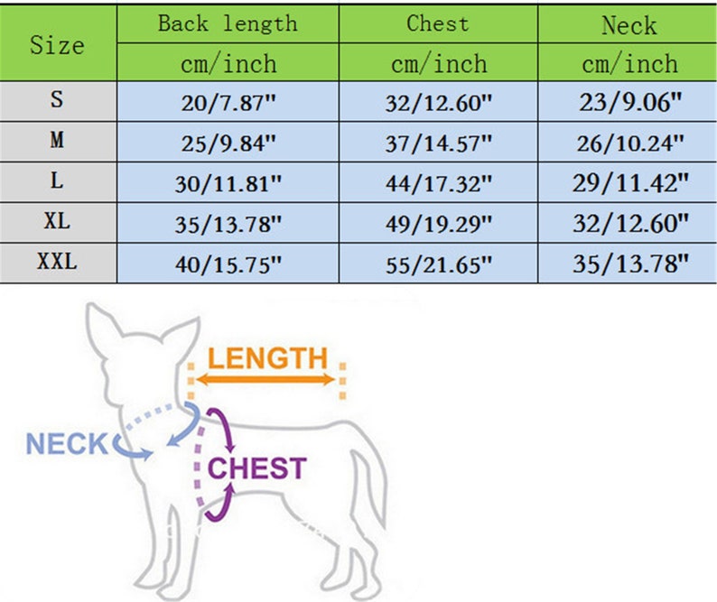 Pets Dog Clothes Cotton Winter Warm Thicken Jacket Coat Etsy