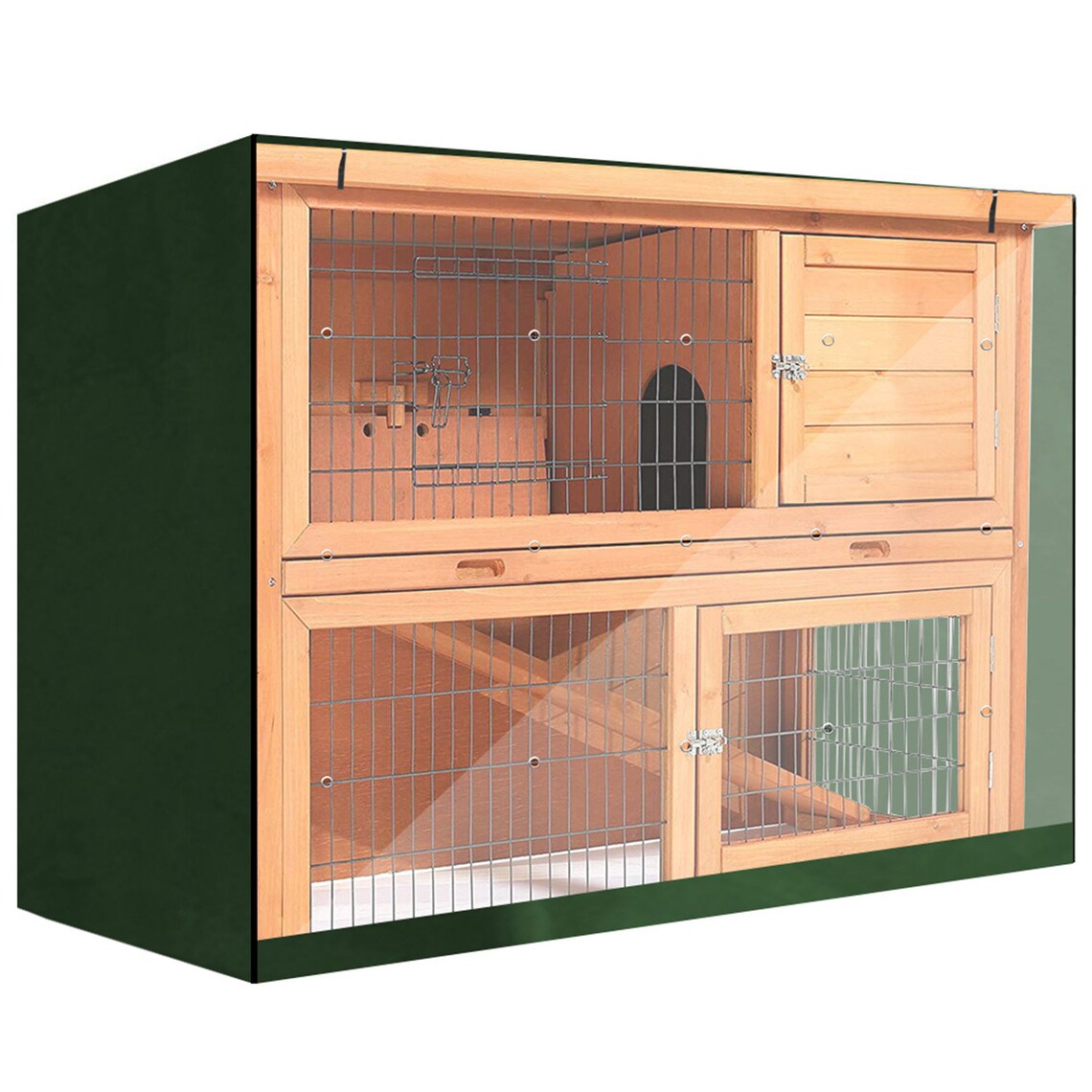 4FT Rabbit Hutch Cover Large Double Layer Pet Bunny Cage Etsy