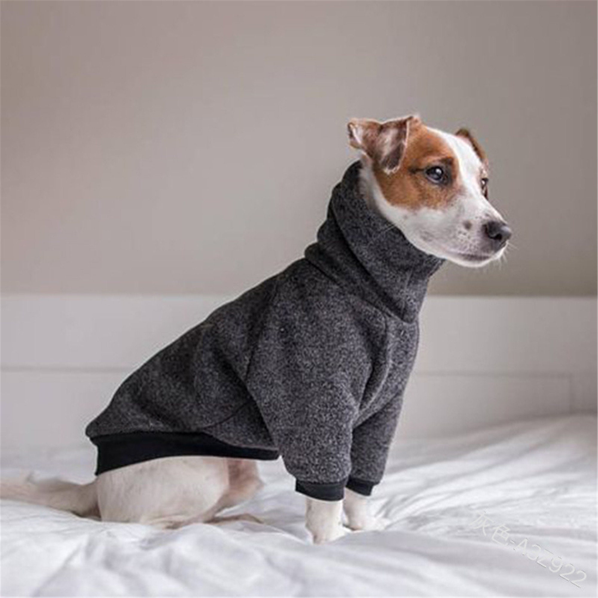 Striped Dog Clothing Two-legged Pet Coat Turtleneck Warm Dog | Etsy