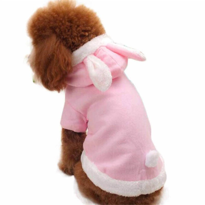 Easter Bunny Cute Pet Dog Costume Clothes Hooded Coat Clothing | Etsy