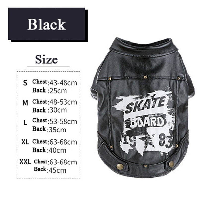 Pet Dog Motorcycle Jacket Biker Jacket Coat Waterproof Winter Etsy