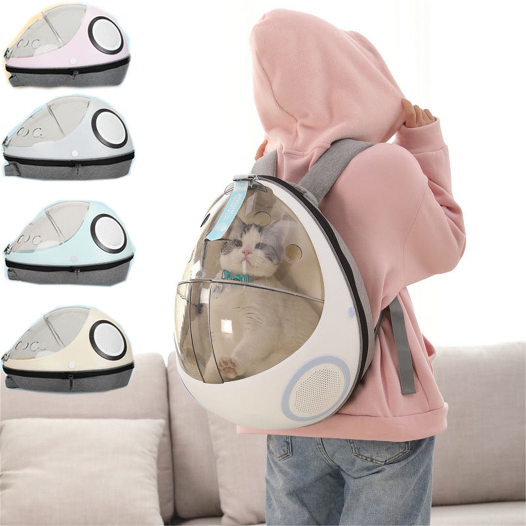 cat backpack space
