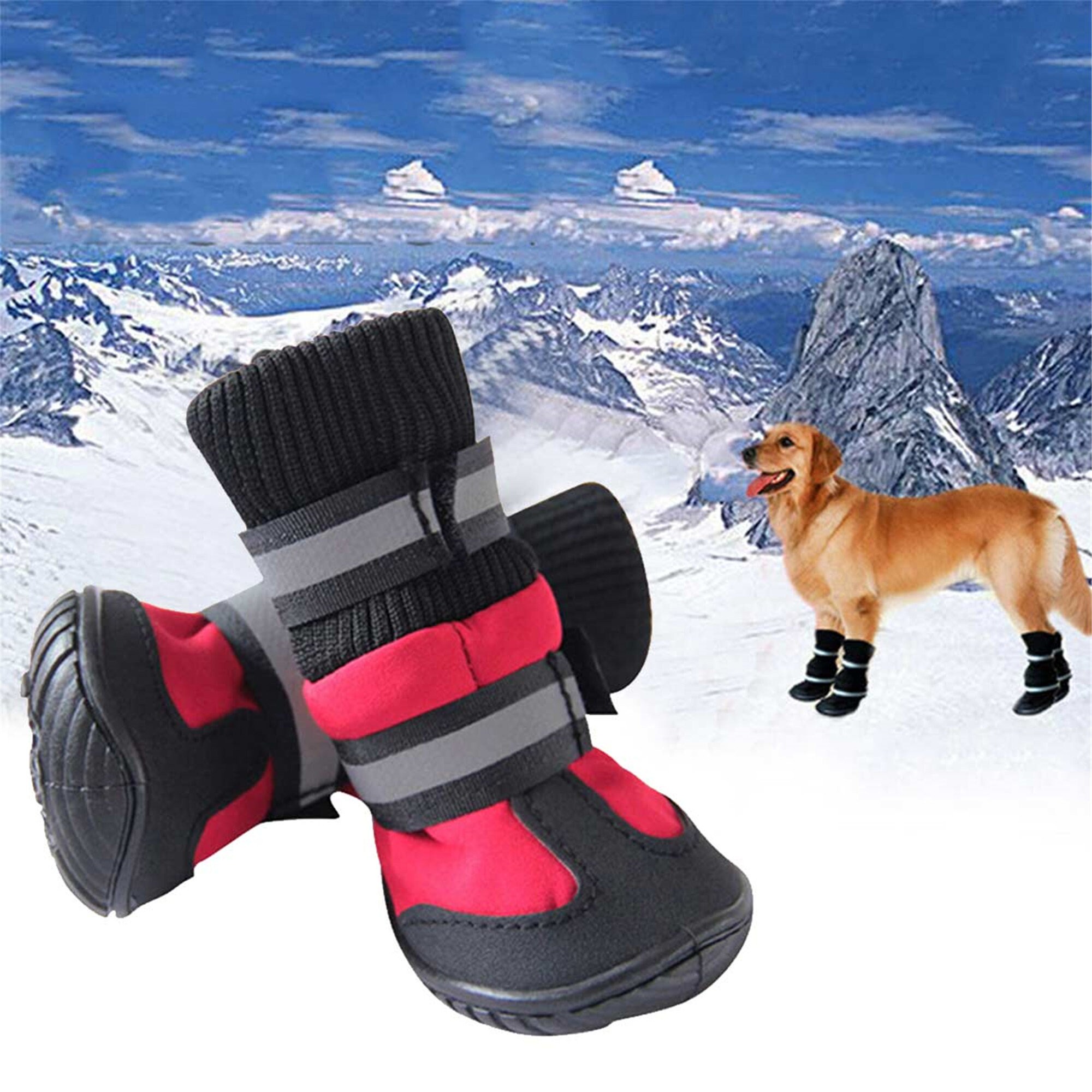4/Pcs Hundeschuhe hohe Taille Golden Retriever Samos Husky Etsy