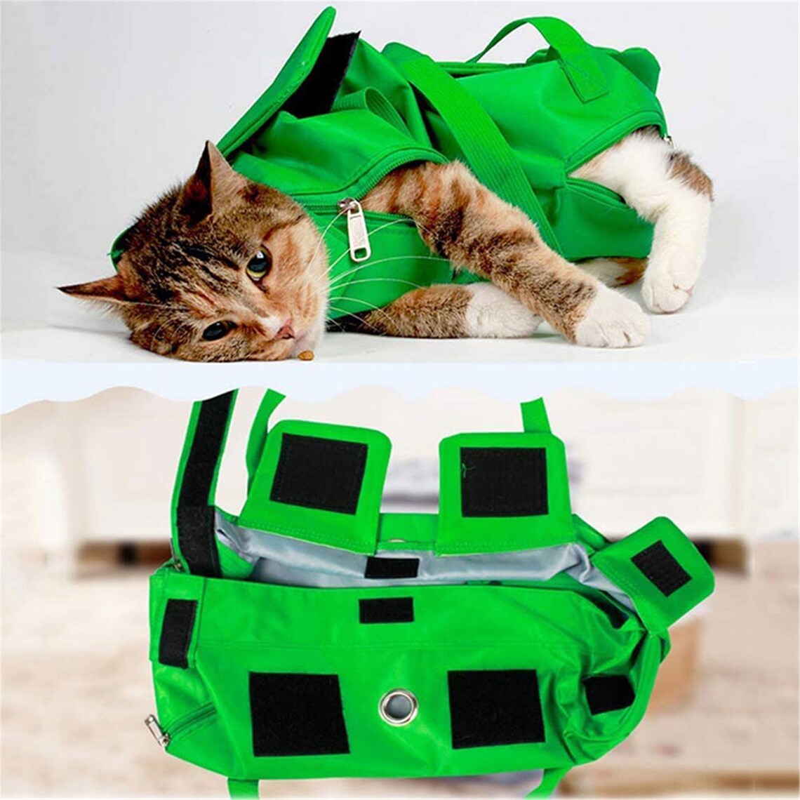 MultiFunction Dog/Cat Grooming Restraint Bags for Bathing Etsy