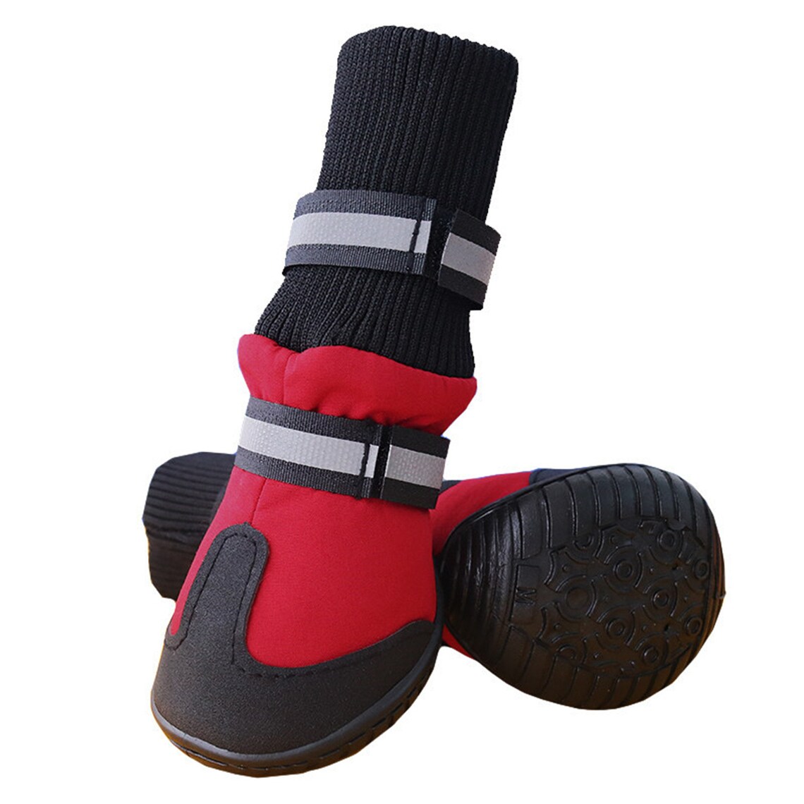4pcs/set Waterproof Antislip Dog Shoes For Large Dogs Winter Etsy