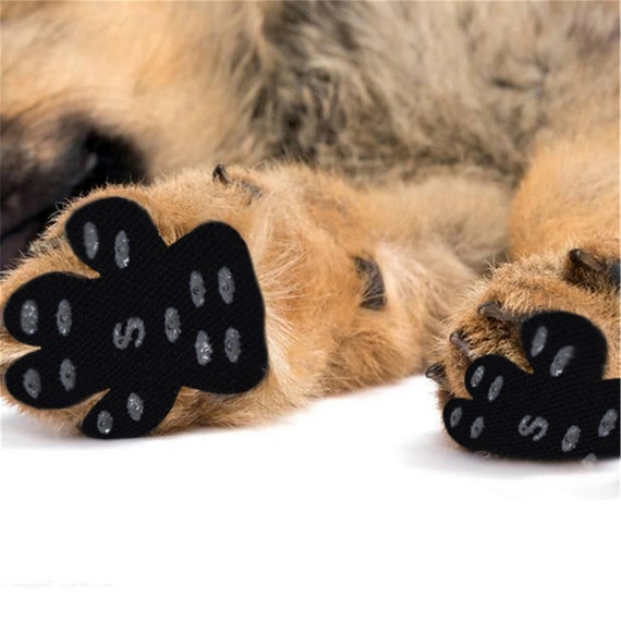 Black Paw Protectors For Dogs Antislip Dog Paw Sticker Etsy