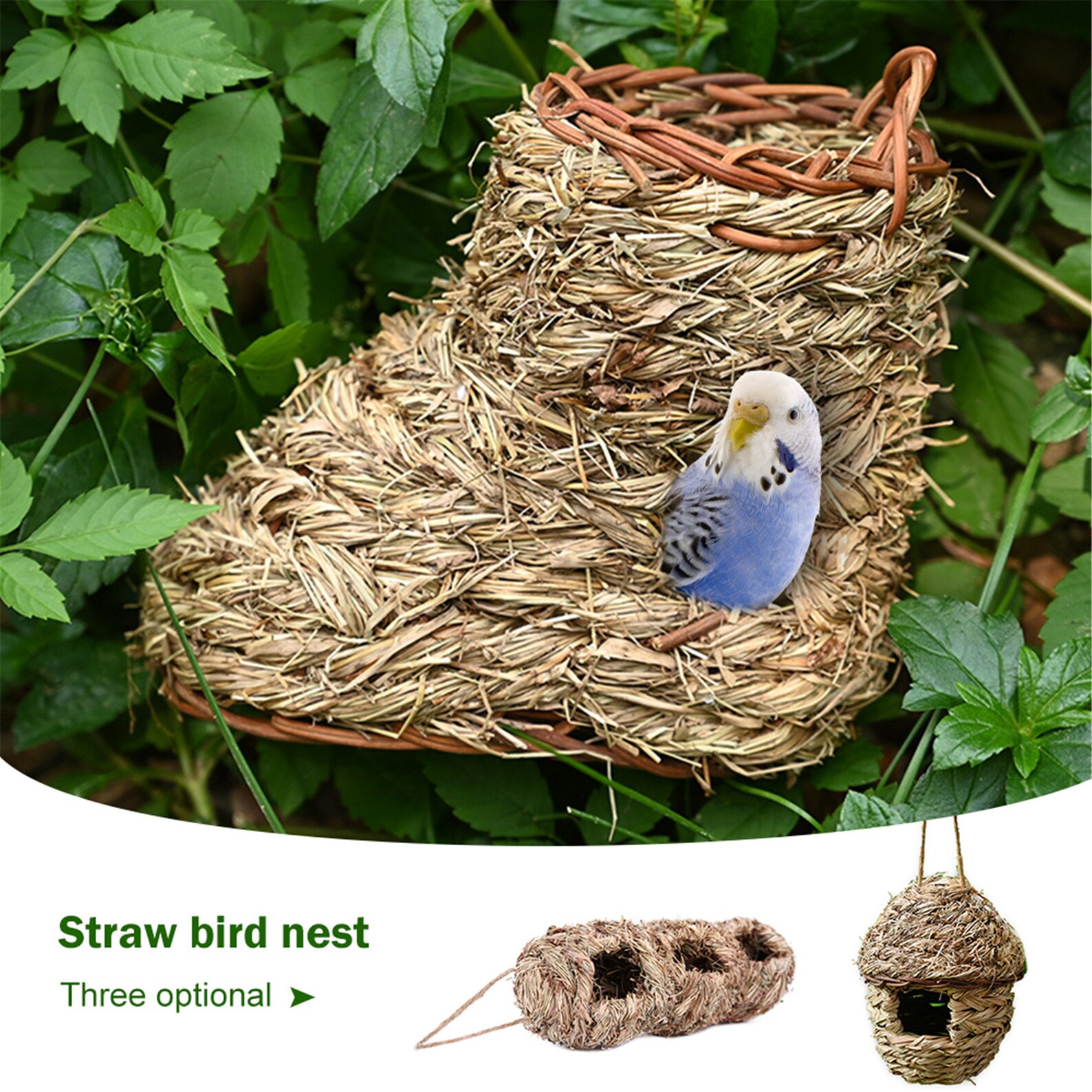 Handwoven Birds Nest Natural Environmentally Cages Roosting Etsy