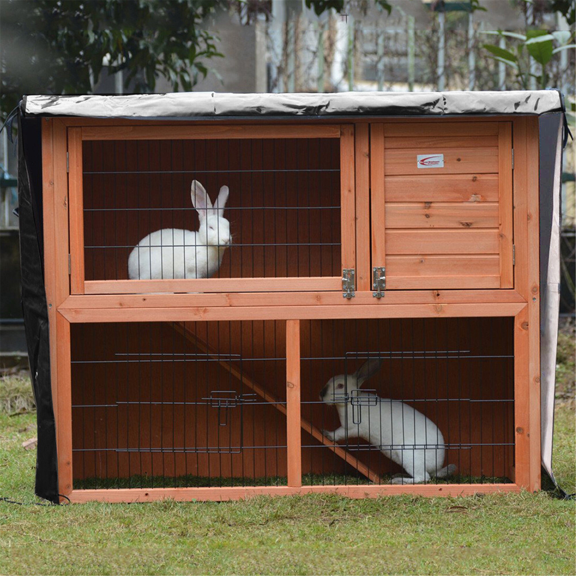 4FT Rabbit Hutch Cover Large Double Layer Pet Bunny Cage Etsy