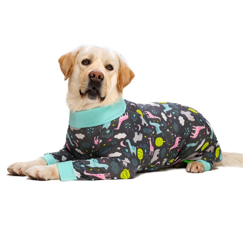 Medium Large Dogs Pajamas Pet Dogs Clothes Jumpsuit Costume Etsy