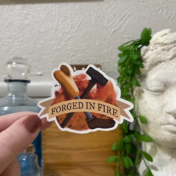 Hephaestus 'Forged in Fire' Sticker