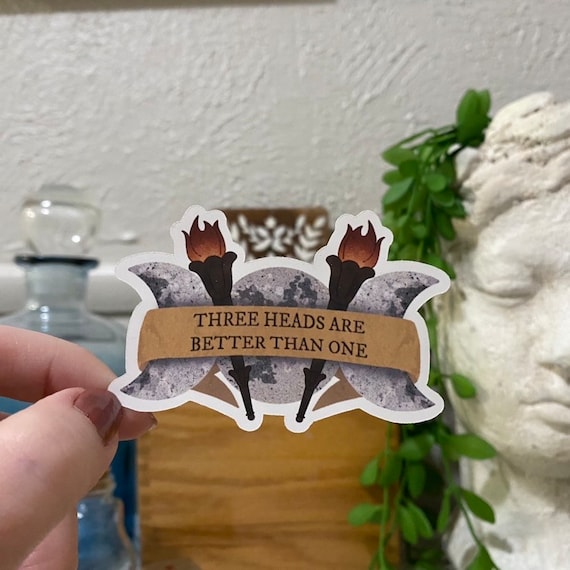 Hecate 'Three Heads are Better Than One' Sticker