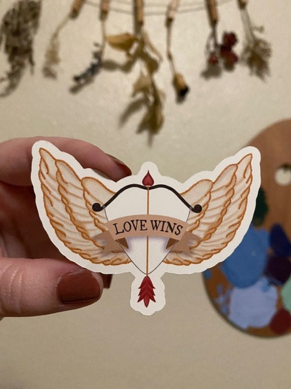 Eros 'Love Wins' Sticker