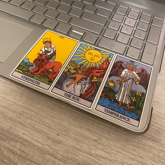 Tarot Card Sticker: 3 Card Pull