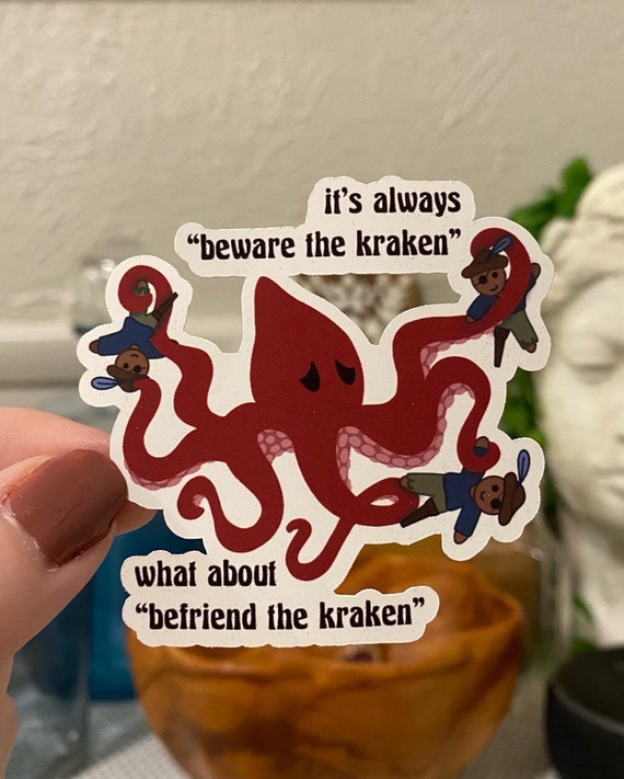 Lonely Kraken 'Cryptid Cuties' Sticker