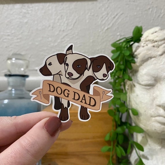 Hades 'Dog Dad' Sticker
