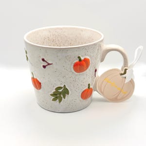 Raised Pumpkins Coffee mug by Sunday Morning | Fall mug with pumpkin pattern | 4 options