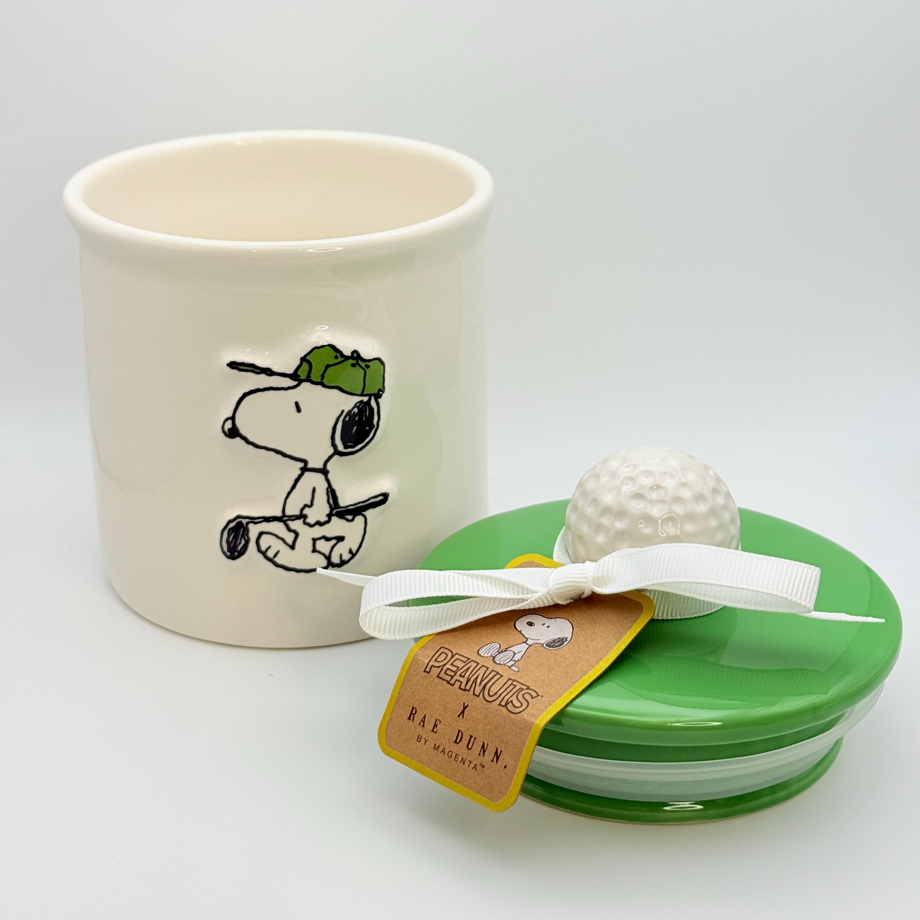 Snoopy Golfer Mugs and Small Jar by Rae Dunn | 4 Options