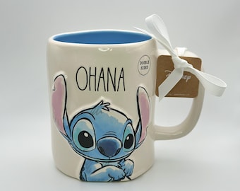 OHANA Stitch mug by Rae Dunn | Mug with adorable Stitch