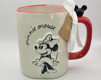 Mickey and Minnie Mouse mugs by Rae Dunn | Set of 2 coffee mugs