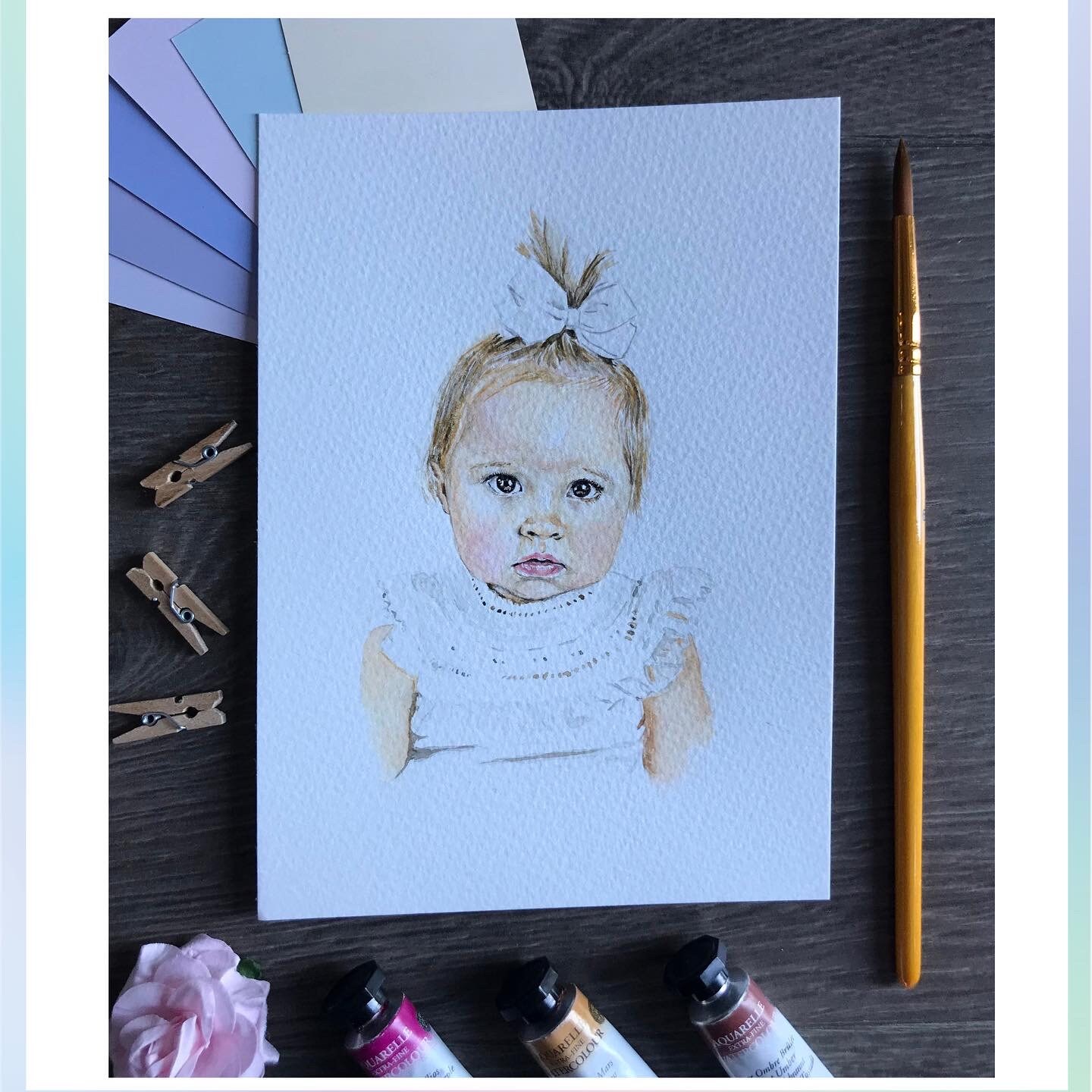 Child Portrait Baby Portrait Sibling Portrait Realistic | Etsy