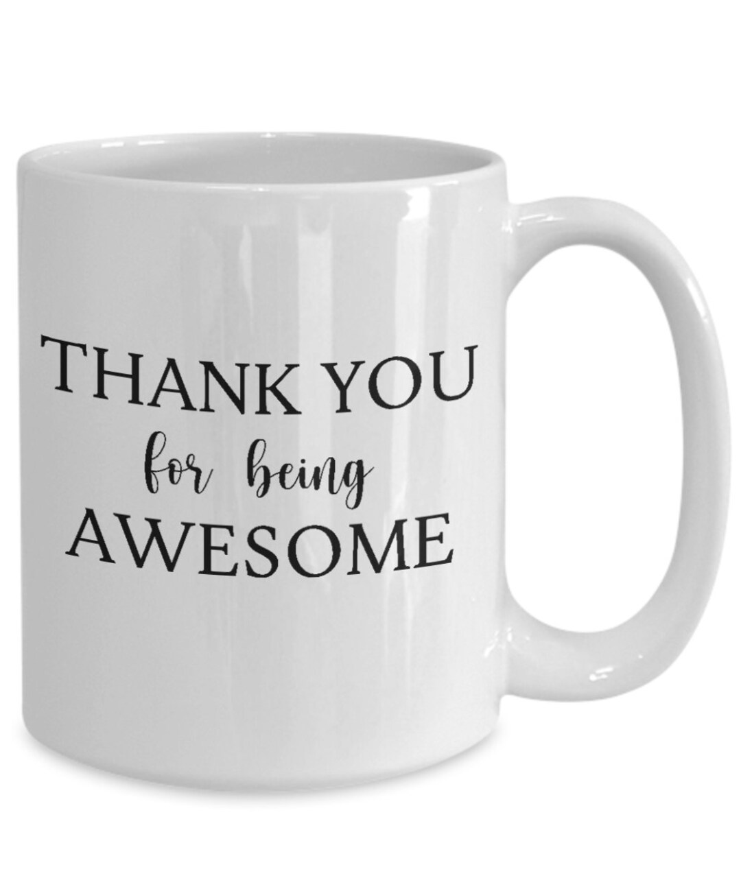 Thank You for Being Awesome, Thank You Mug, Thanksgiving Mug, Friendship Coffee Cup