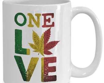 One love mug, Jamaica coffee mug