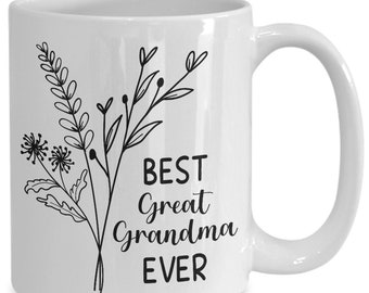 Great grandma mug, great grandma birthday gift, great grandma Christmas, great grandmother, great grandma mother's day, Great grandma gift