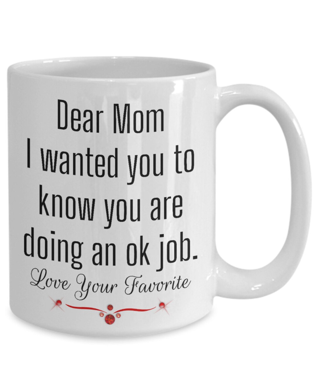 Mother's Day Mug From Son Funny Mom Coffee Mug Mothers Etsy