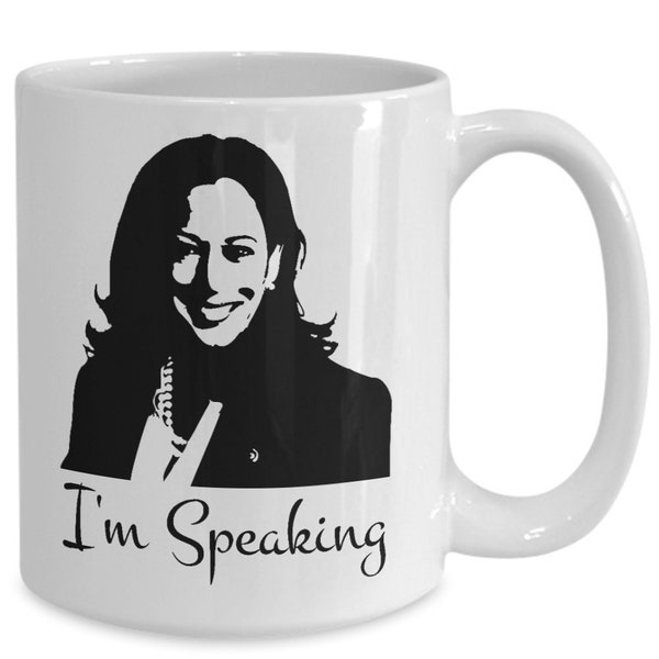 I'm Speaking Mug, Kamala Harris Picture, Feminist Mug, 2020 Vice President Gift, African American Mug, Im Speaking Kamala Harris Mug, VP Mug