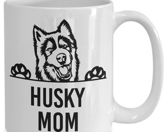 Siberian Husky Dog Mom Mug, Siberian Husky Mom, Husky Mom Mug, Siberian Husky Mom Gift