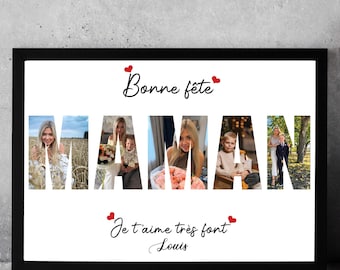 Personalized poster - personalized painting - Mother's Day gift - gift for mom - mom's birthday