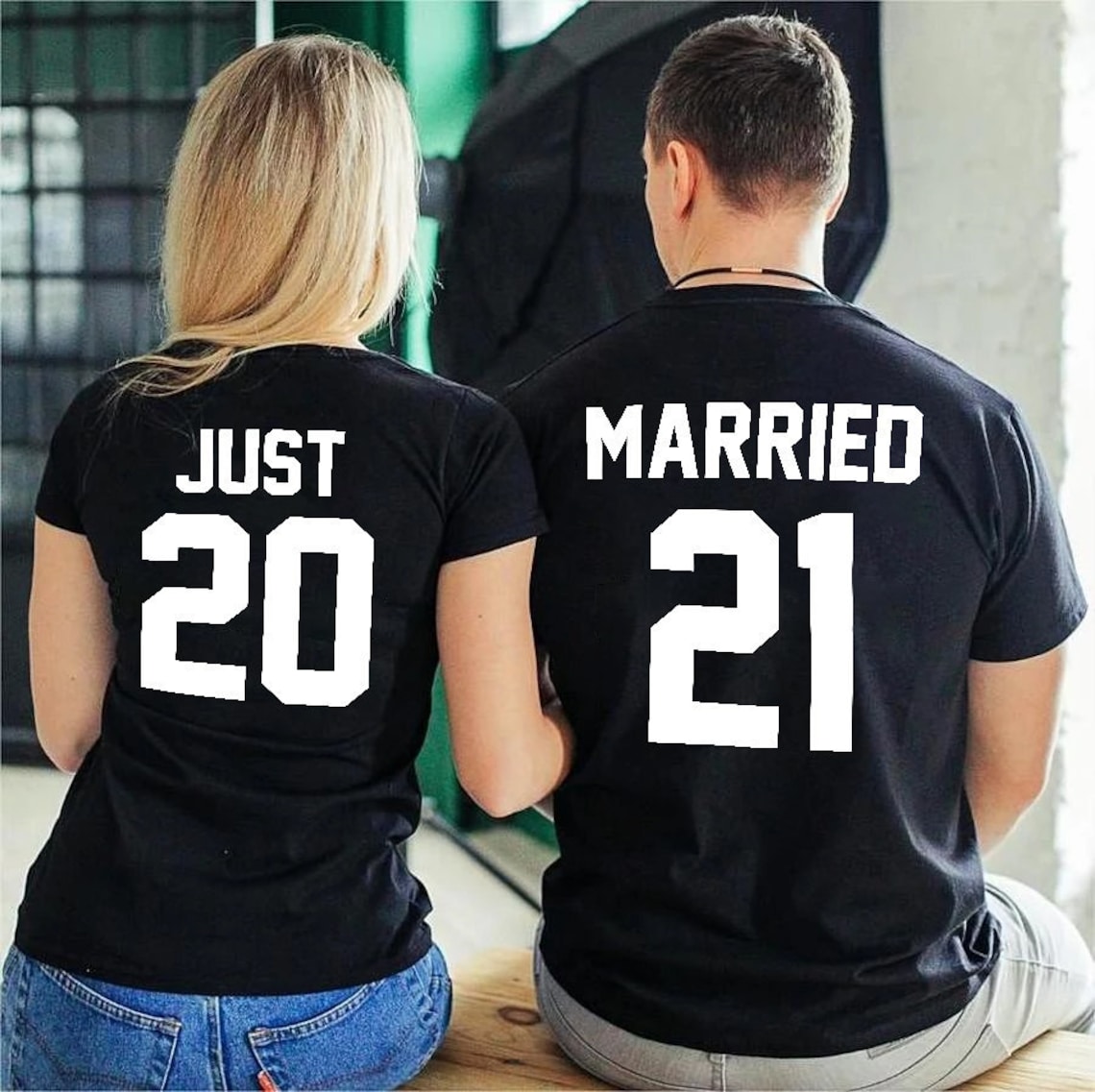 Personalized Just Married Shirts Honeymoon Shirts Couples Etsy