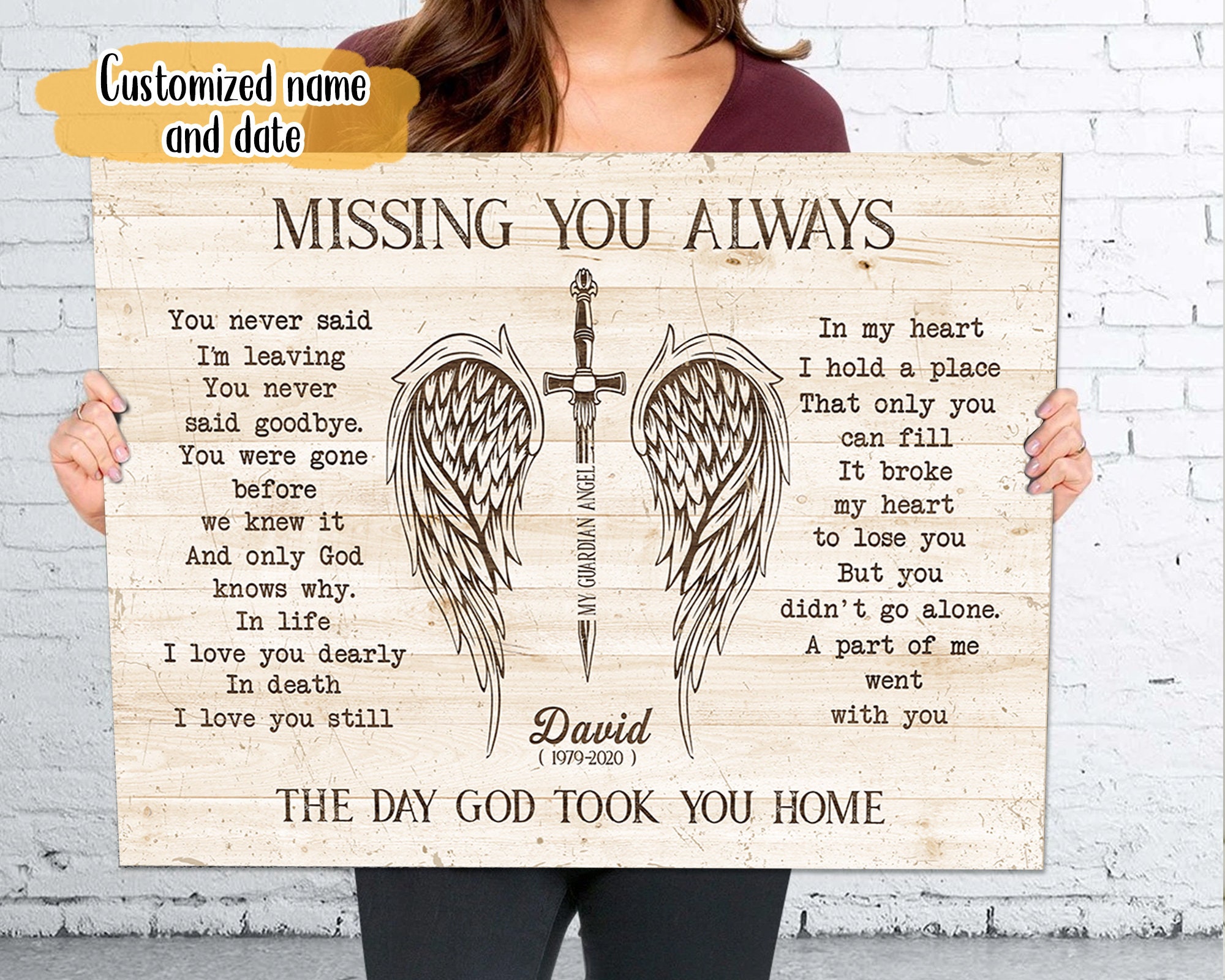 Personalized Memorial Gift Ideas For Loss Of Friend Mom Etsy