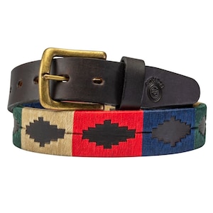 Classic Polo Belt | Handmade Argentinian Belt | Brown Leather Gaucho Belt