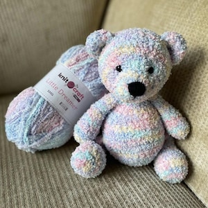 Bertie Bear Crochet Pattern - Amigurumi teddy bear Pattern