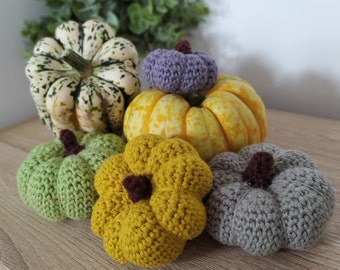 Downloadbaar patroon voor een amigurumi pompoen