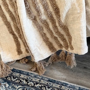 Boho Throw Blanket Blanket Couch for Livingroom Decor, Decorative ...